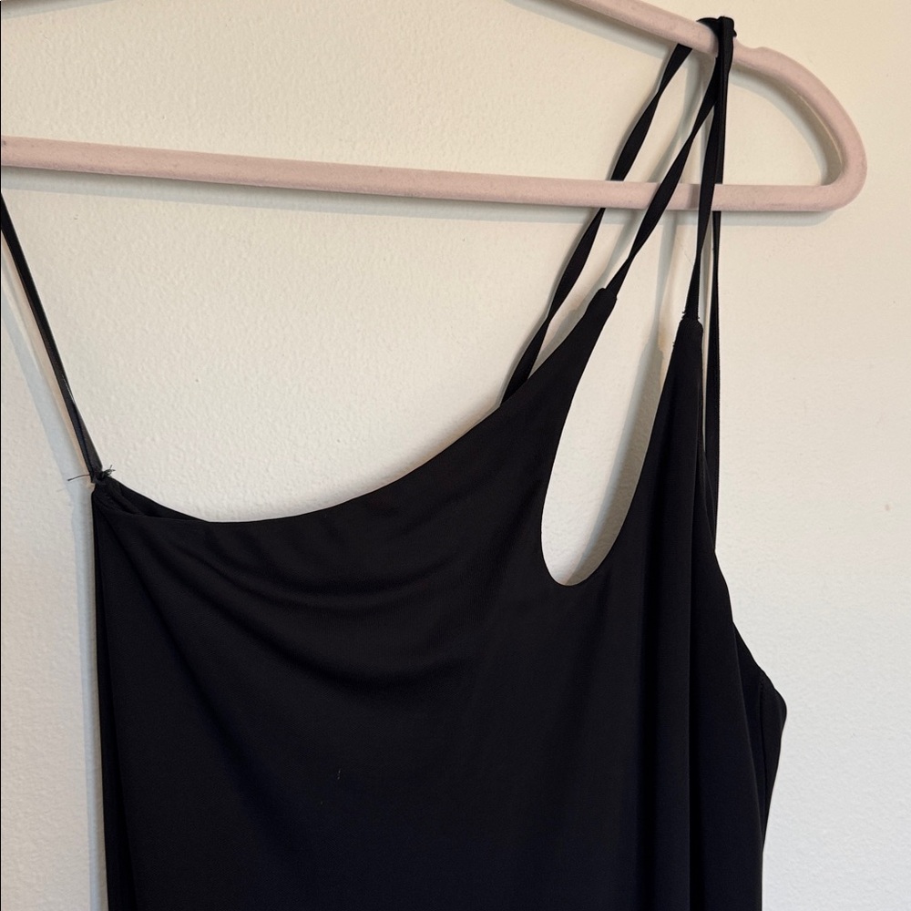 Frame One Shoulder Midi Dress Small - Picture 2 of 9